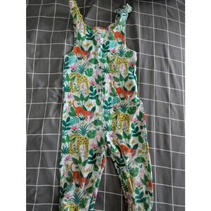 Boden jungle animals romper Dungarees